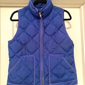 J. Crew Blue Quilted Women's Vest